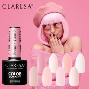 Claresa French Time 2 kolorowy lakier hybrydowy 5g