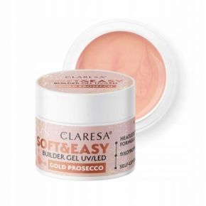 Claresa Soft&Easy Builder Gel Gold Prosecco 45g żel budujący samopoziomujący do paznokci