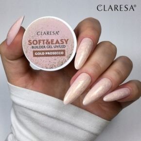 Claresa Soft&Easy Builder Gel Gold Prosecco 45g żel budujący samopoziomujący do paznokci