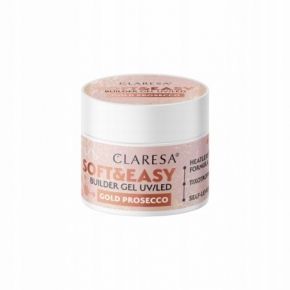 Claresa Soft&Easy Builder Gel Gold Prosecco 45g żel budujący samopoziomujący do paznokci