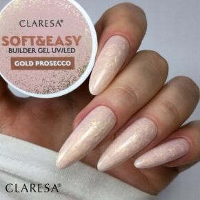 Claresa Soft&Easy Builder Gel Gold Prosecco 45g żel budujący samopoziomujący do paznokci