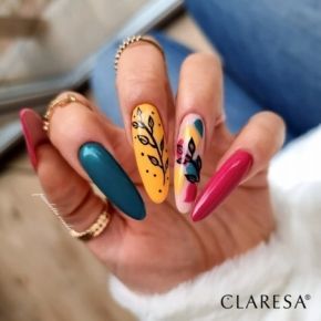 Claresa zestaw 5 x lakier hybrydowy  10 x pilnik GRATIS