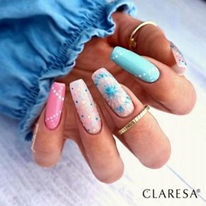 Claresa zestaw 5 x lakier hybrydowy  10 x pilnik GRATIS