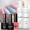 Claresa Zestaw startowy do manicur 4 x lakier hybrydow  lampa UV  GRATISY - 2