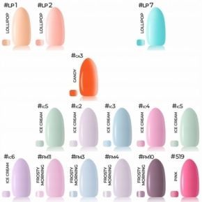 Claresa Zestaw startowy do manicur 4 x lakier hybrydow  lampa UV  GRATISY