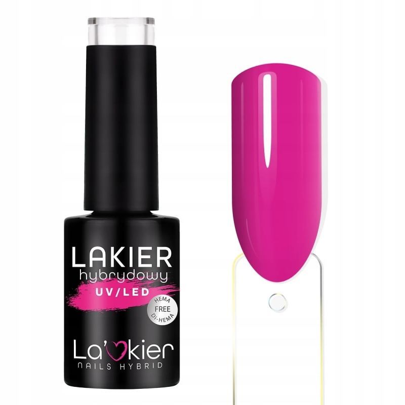 LaKier Summer Feelings 16 Wild Flamingo kolorowy lakier hybrydowy Hema Free 5g LaKier Summer Feelings 16 Wild Flamingo kolorowy lakier hybrydowy Hema Free 5g
