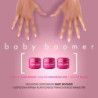 Zestaw baby boomer 3x żel base one Silcare french manicure + pędzelek - 1