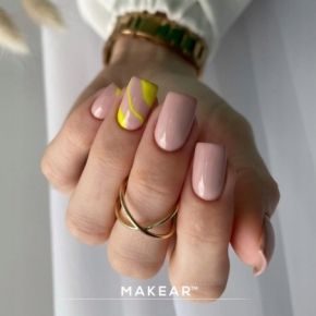 Makear Pro Art PA03 Yellow 10g  żel do zdobień stamping i malowanie