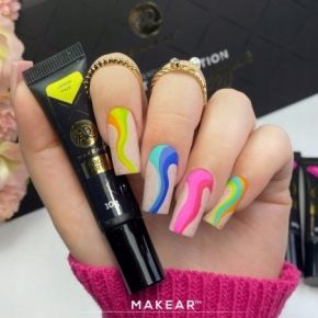 Makear Pro Art PA03 Yellow 10g  żel do zdobień stamping i malowanie