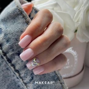 Makear Rubber Base Jelly Pink NRB04 8ml kolorowa hybrydowa baza kauczukowa