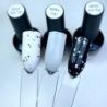 Makear Top Milky No Wipe 8ml półtransparentnym mleczny top hybrydowy - 5