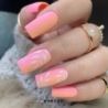 Makear Top Milky No Wipe 8ml półtransparentnym mleczny top hybrydowy - 14