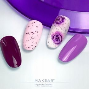 Makear Top No Wipe Velvet Matte 8ml matowowelurowy top hybrydowy