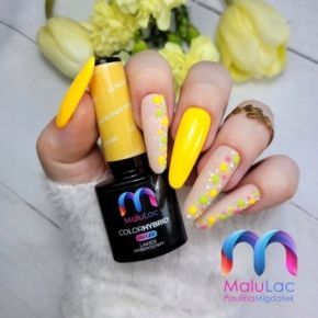MaluLac Zestaw startowy do manicur 2 x lakier hybrydow  lampa UV  GRATISY
