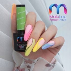 MaluLac zestaw uzupełniający do hybrydy 10 x lakier  Super Extra Baza  Top No Wipe