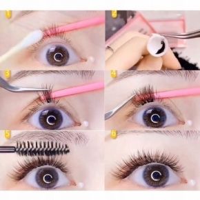 Rzęsy Stars Colors Green Eyelash kępki z norki 11mm skręt C 60 sztuk