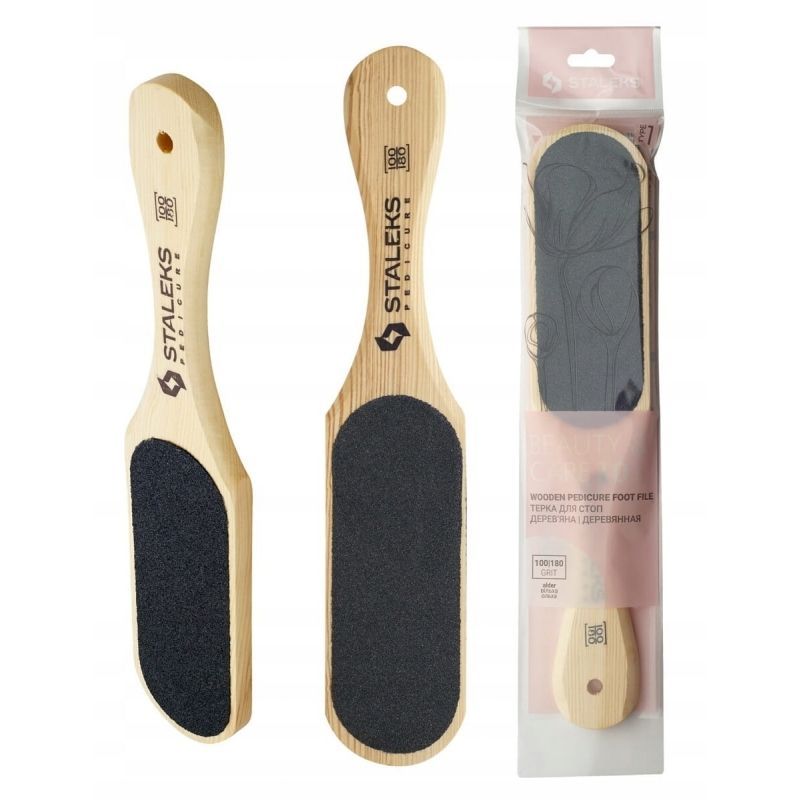 Staleks Beauty & Care ABC 10/2 wygięta tarka do pedicure gradacja 100/180 Staleks Beauty & Care ABC 10/2 wygięta tarka do pedicure gradacja 100/180