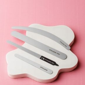 Staleks Smart DWCE22100/25W nakładki jednorazowe zebra do pilnika prostego gradacja 100 25 sztuk