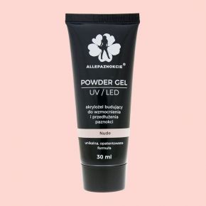 AllePaznokcie Powder Gel Nude 30ml akrylożel