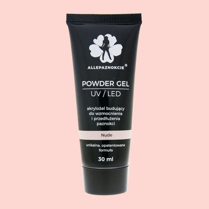 AllePaznokcie Powder Gel Nude 30ml akrylożel