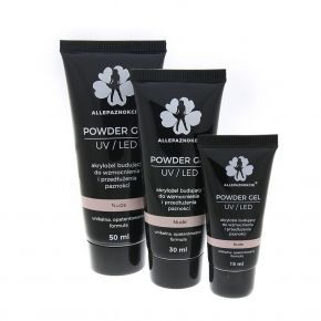 AllePaznokcie Powder Gel Nude 30ml akrylożel