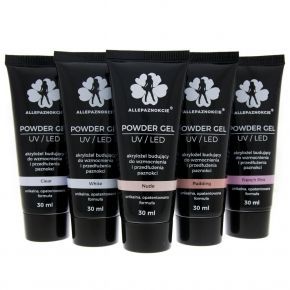 AllePaznokcie Powder Gel Clear 30ml akrylożel