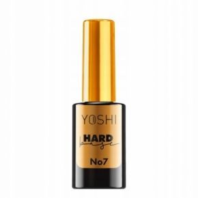 Yoshi Hard Base No7 biała ze srebrną drobiną do paznokci hybrydowych 10ml