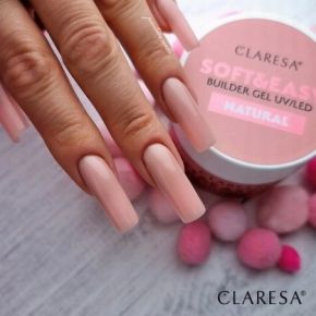 Zestaw do przedłużania paznokci Claresa Soft&Easy 2x żel 12g  lampa  preparaty  akcesoria