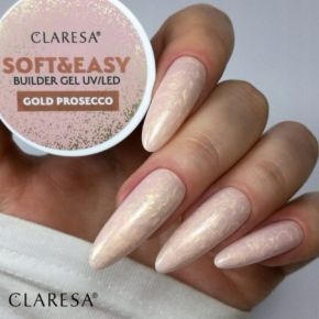Zestaw do przedłużania paznokci Claresa Soft&Easy 2x żel 12g  lampa  preparaty  akcesoria