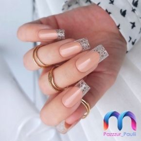 Zestaw do przedłużania paznokci żelem MaluLac PRO Simple Shape Crystal 12g  1 pędzelek