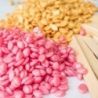 Zestaw startowy do depilacji woskiem 3 x ItalWax wosk w dropsach Rose 100ml  podgrzewacz  akcesoria - 9