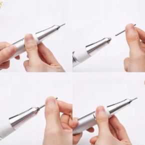 Frezarka do manicure i pedicure DA4 65w z kompletem frezów – Biała