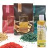 Italwax zestaw do depilacji 3 x wosk w dropsach 500g + olejek 500ml - 1
