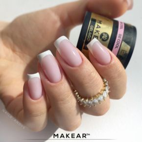 Makear Gel&Go GG20 Milky Glitter 15ml budujący żel do paznokci