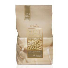 ItalWax Zestaw do depilacji - podgrzewacz + 2 x wosk w granulkach White Chocolate 100ml + talk