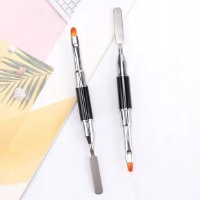 Zestaw do akrylożelu Dual Form Classic 100 sztuk + Pędzelek dwustronny ze szpatułką