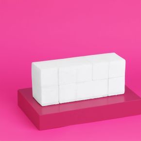 Mini blok polerski biały gradacja 100/100 10 sztuk