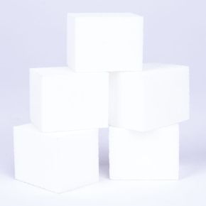 Mini blok polerski biały gradacja 100/100 30 sztuk