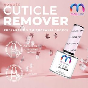 Zestaw do pielęgnacji paznokci i usuwania skórek MaluLac Cuticle Remover 5g + 10x patyczki drewniane gratis