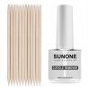 Zestaw do pielęgnacji paznokci i usuwania skórek Sunone Cuticle Remover 5ml + 10x patyczki drewniane gratis - 1
