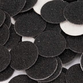 EXO PODODISC nakładki ścierne 20mm gradacja 80 czarne 100 sztuk + stalowy nośnik