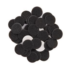 EXO PODODISC nakładki ścierne 20mm gradacja 80 czarne 100 sztuk + stalowy nośnik