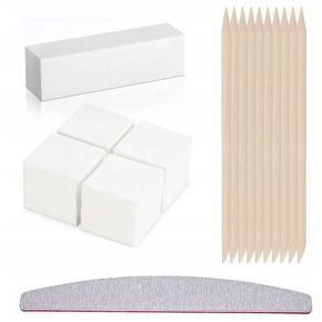 MaluLac zestaw startowy do hybrydy 2 x Baza Rubber + lampa + preparaty + akcesoria