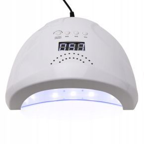 Zestaw urządzeń do stylizacji paznokci: lampa UV/LED + frezarka USB