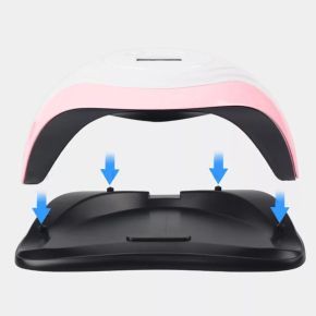 Zestaw urządzeń do stylizacji paznokci: lampa UV/LED + frezarka USB