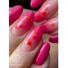 Yoshi Pure Love Top transparentny Top z czerwonymi serduszkami do lakierów hybrydowych 10ml - 2