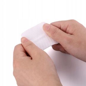 Zestaw 2 x La’kier Nail Wipes bezpyłowe waciki perforowane do zmywania paznokci 200 sztuk