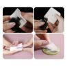 Zestaw 2 x La’kier Nail Wipes bezpyłowe waciki perforowane do zmywania paznokci 200 sztuk - 11