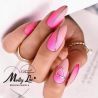 Molly Lac Art Artistic Gel Paint Gel nr 43 Be on Trend Rosy Violet - żel kolorowy do zdobień brzoskwiniowy 5ml - 7