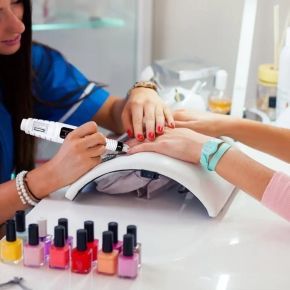 Mini frezarka do manicure i pedicure na baterie + 3 x zestaw frezów